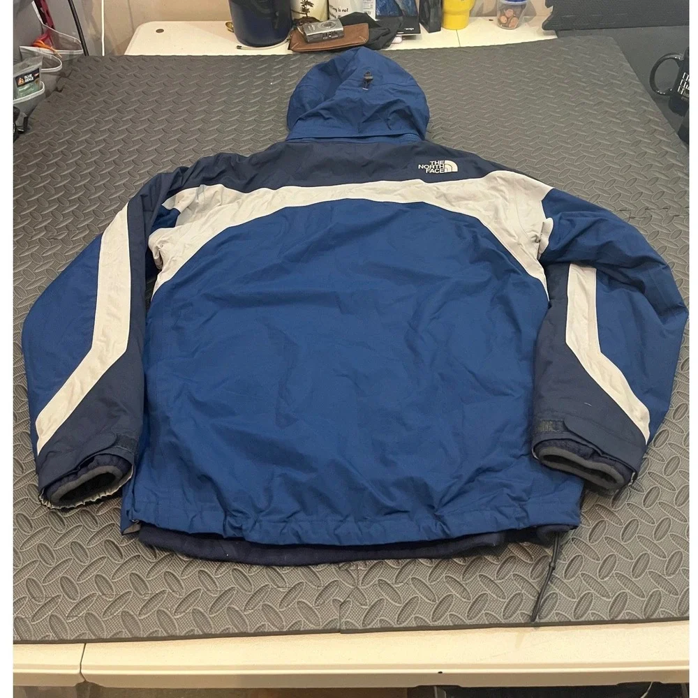 North Face Y2K Vintage 3 In 1 Hyvent Ski Jacket Hoodie Sweater Vtg Blue Sz Med